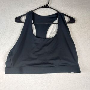 Fabletics Black Sports Bra Women’s Size 2X Racerback Activewear Support Top